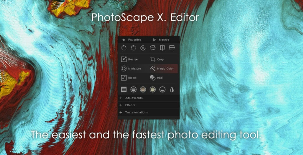 3.「PhotoScapeX」