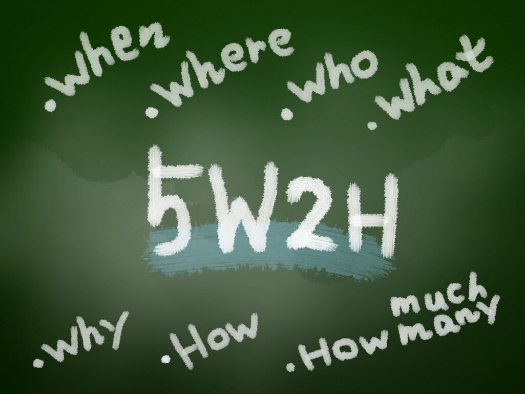 【5W2H】5W1HにHow Muchの要素を加えたフレームワーク